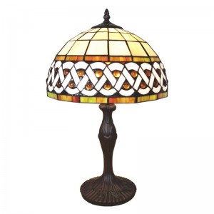 Lampa Tiffany Ø 31x43 cm, Clayre & Eef Lampa Tiffany Ø 31x43 cm, Clayre & Eef